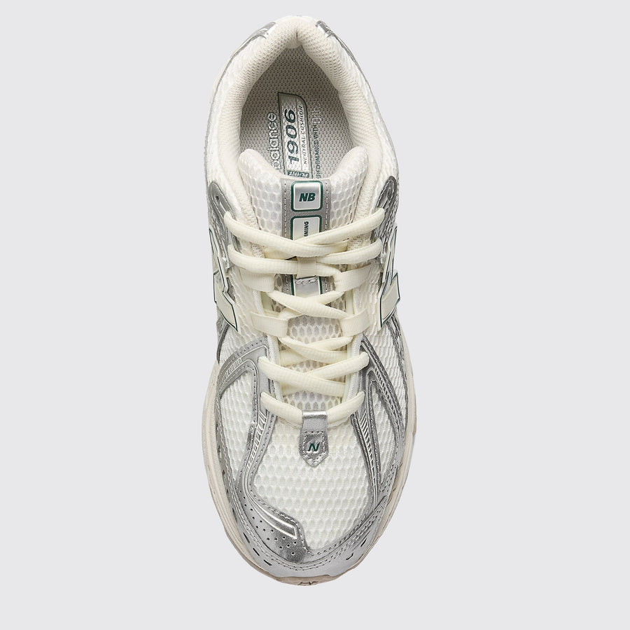 New Balance 1906R Silver Metallic Sea Salt New Spruce zapatilla – vista superior