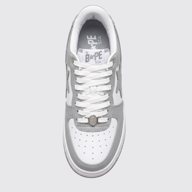 A Bathing APE BAPE STA #6 Grey sneaker – top view