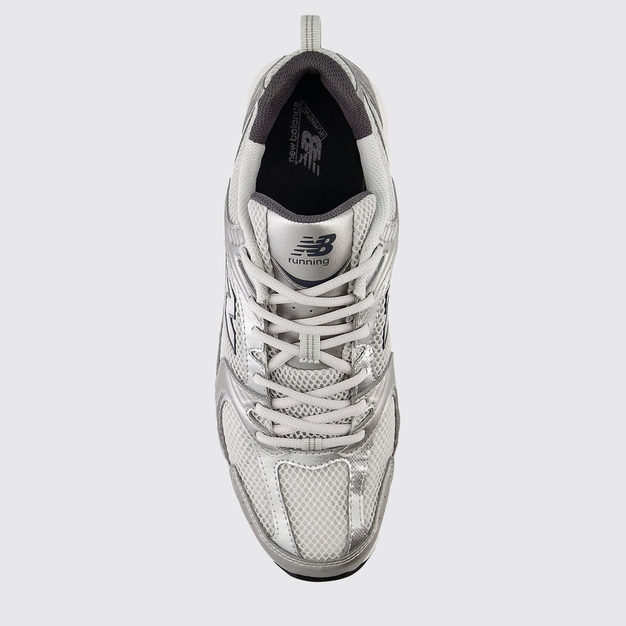 New Balance 530 Grey Matter Silver Metallic zapatilla – vista superior