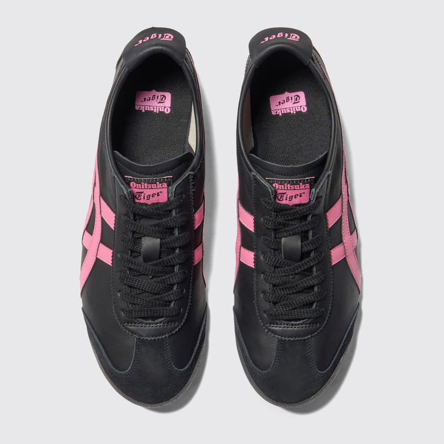 Onitsuka Tiger Mexico 66 Black Dragon Fruit basket – vue de dessus de la paire