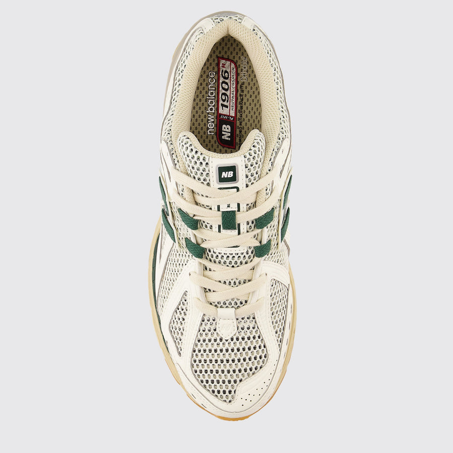 New Balance 1906R White Green zapatilla – vista superior
