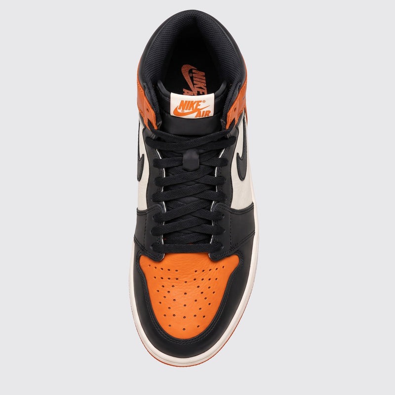 Air Jordan 1 High OG Shattered Backboard sneaker – top view