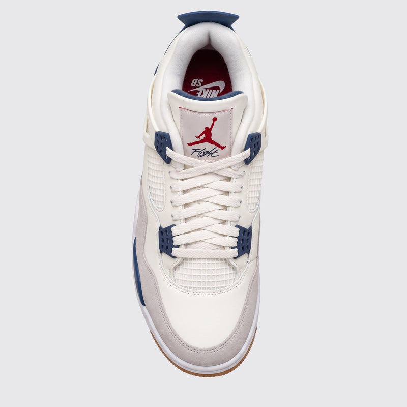 Nike SB x Air Jordan 4 Navy sneaker – top view
