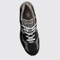 New Balance 992 Black Suede sapatilha – vista de cima