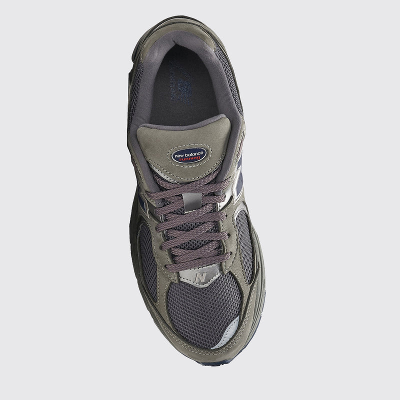 New Balance 2002R Light Grey sneaker – top view