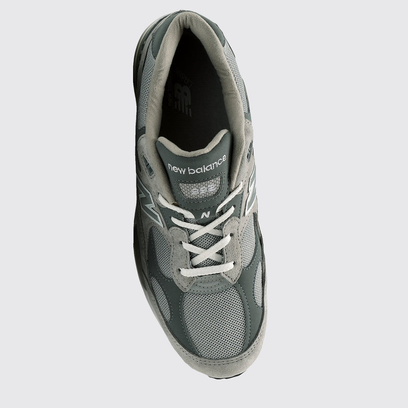 New Balance 992 Grey basket – vue de dessus