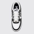 A Bathing APE BAPE STA #6 Black sneaker – top view