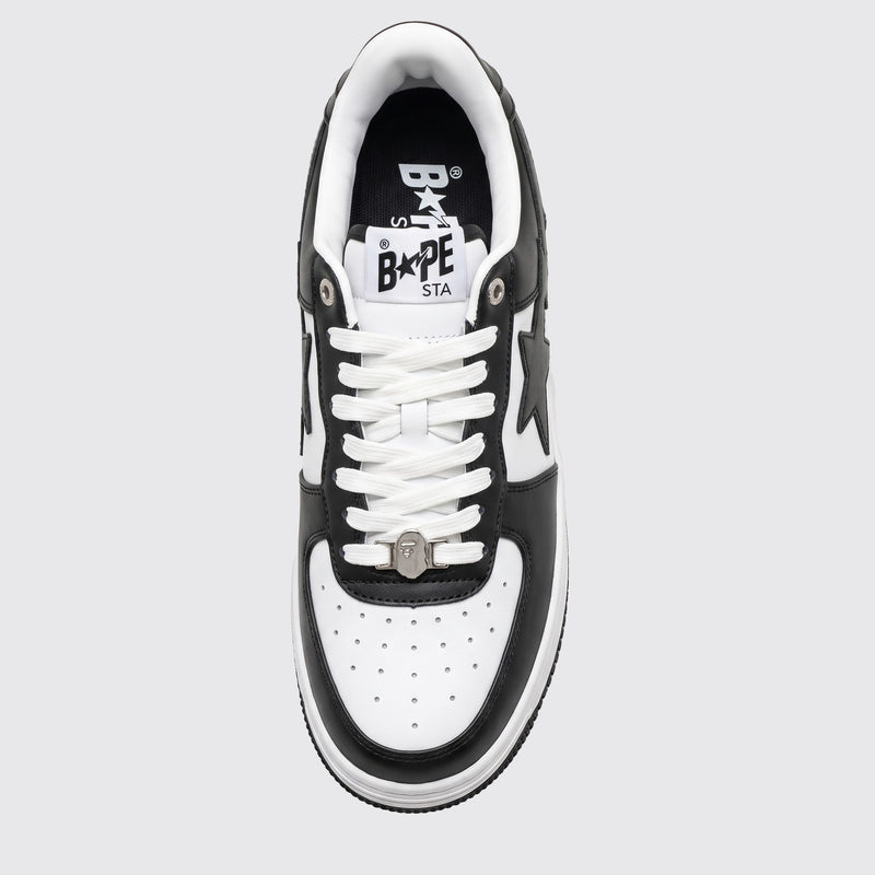 A Bathing APE BAPE STA #6 Black sneaker – top view