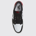 Air Jordan 1 Low OG Black Toe sneaker – top view