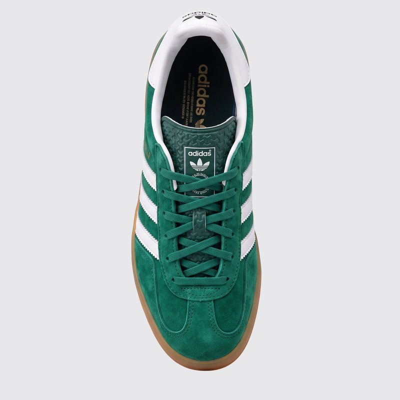 Sapatilhas Adidas Gazelle Indoor Green White – vista superior