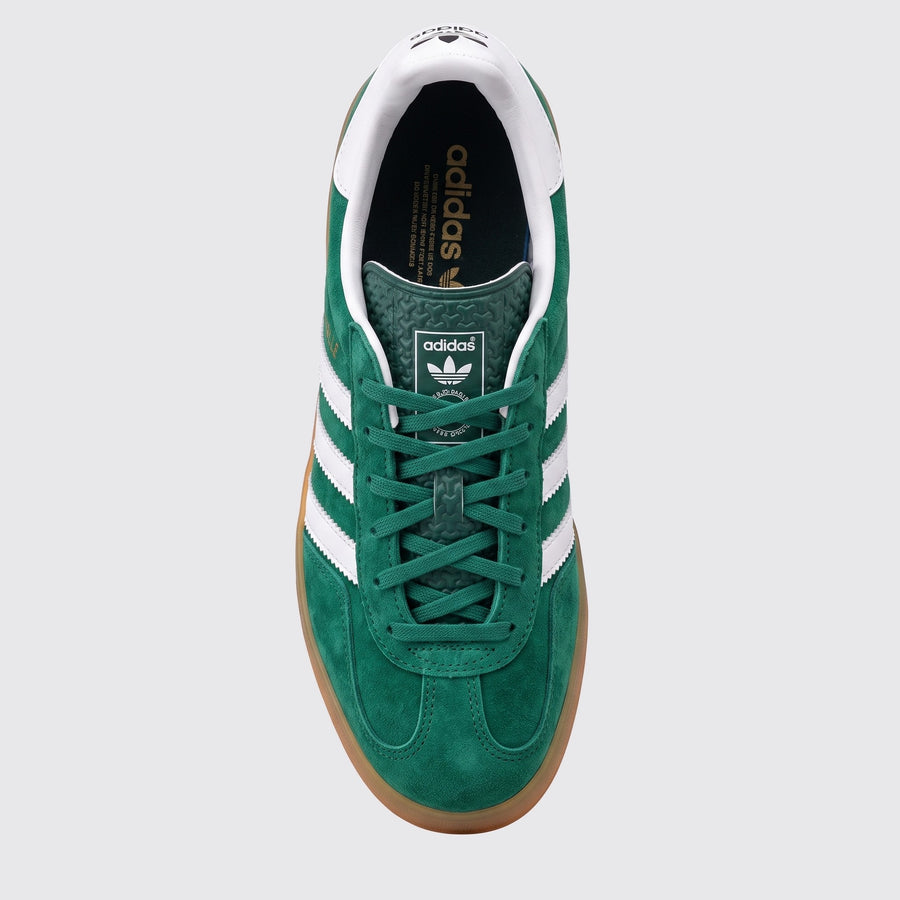 Sapatilhas Adidas Gazelle Indoor Green White – vista superior