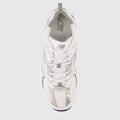 New Balance 530 White Silver Shadow Grey basket – vue de dessus