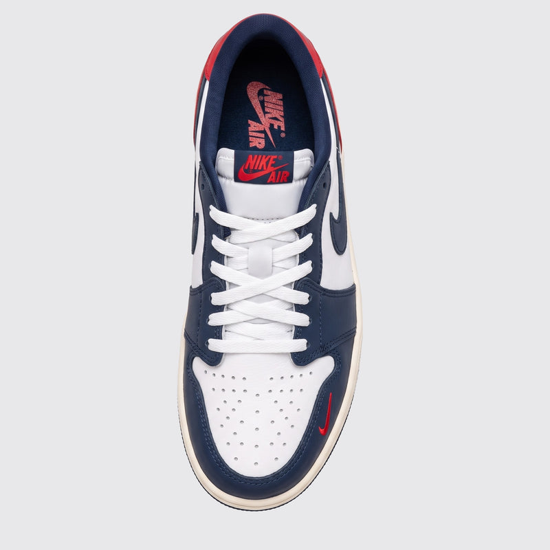 Air Jordan 1 Low OG Howard University basket – vue de dessus