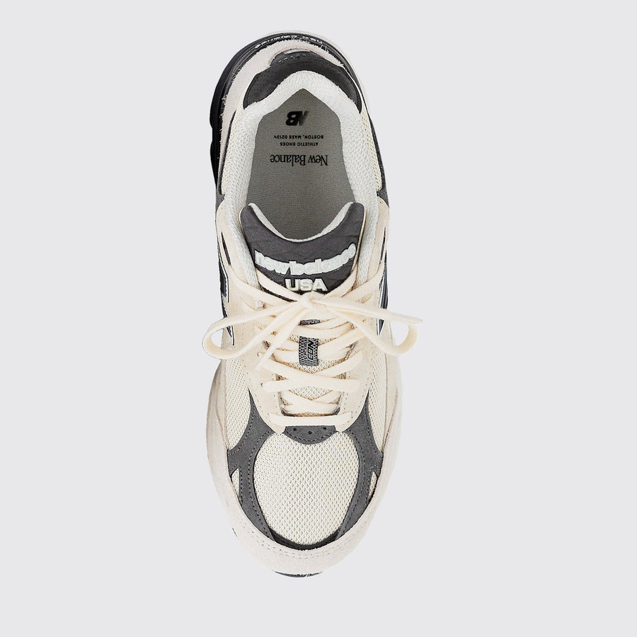 New Balance 990v3 Made in USA Beige zapatilla – vista superior
