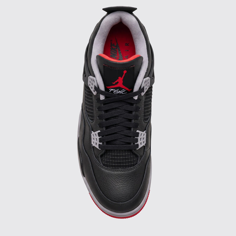 Air Jordan 4 Bred Reimagined sneaker – top view