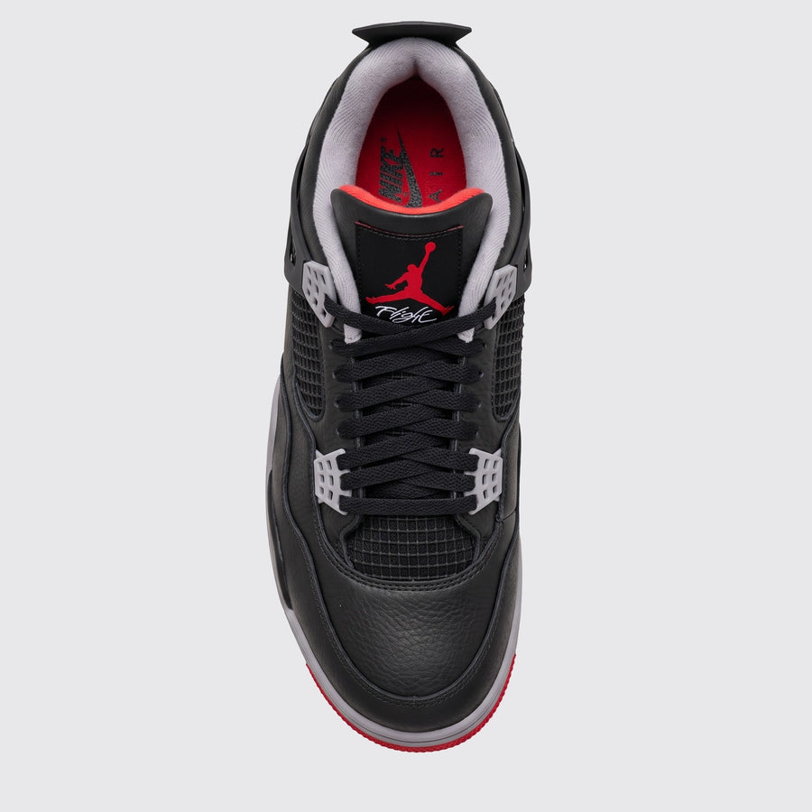 Air Jordan 4 Bred Reimagined sneaker – top view