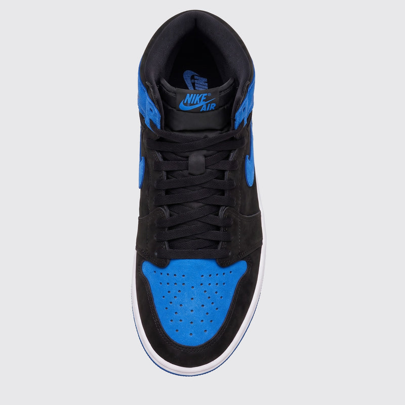 Air Jordan 1 High OG Royal Reimagined basket – vue de dessus