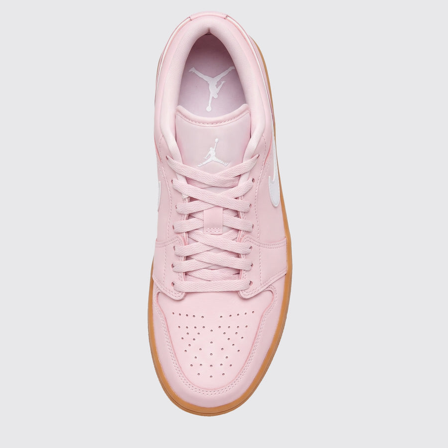 Women's Air Jordan 1 Low Arctic Pink sneaker – top view