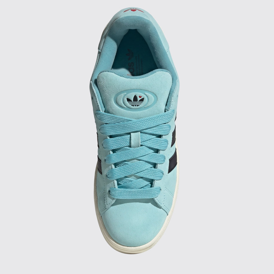 Adidas Campus 00s Semi Flash Aqua Core Black Sneaker – Draufsicht