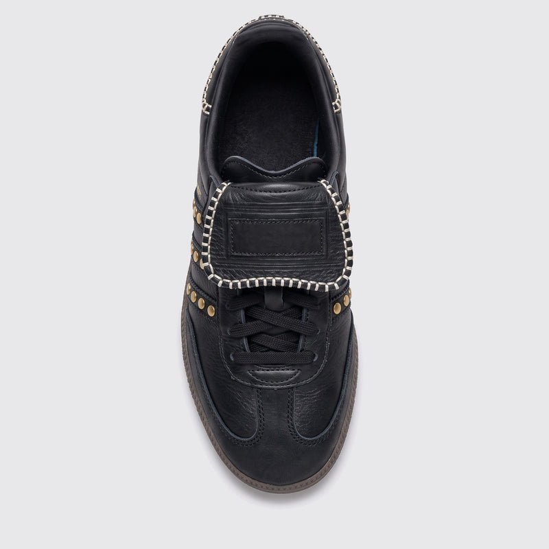 Zapatilla Wales Bonner x Adidas Samba Studded Black – vista superior