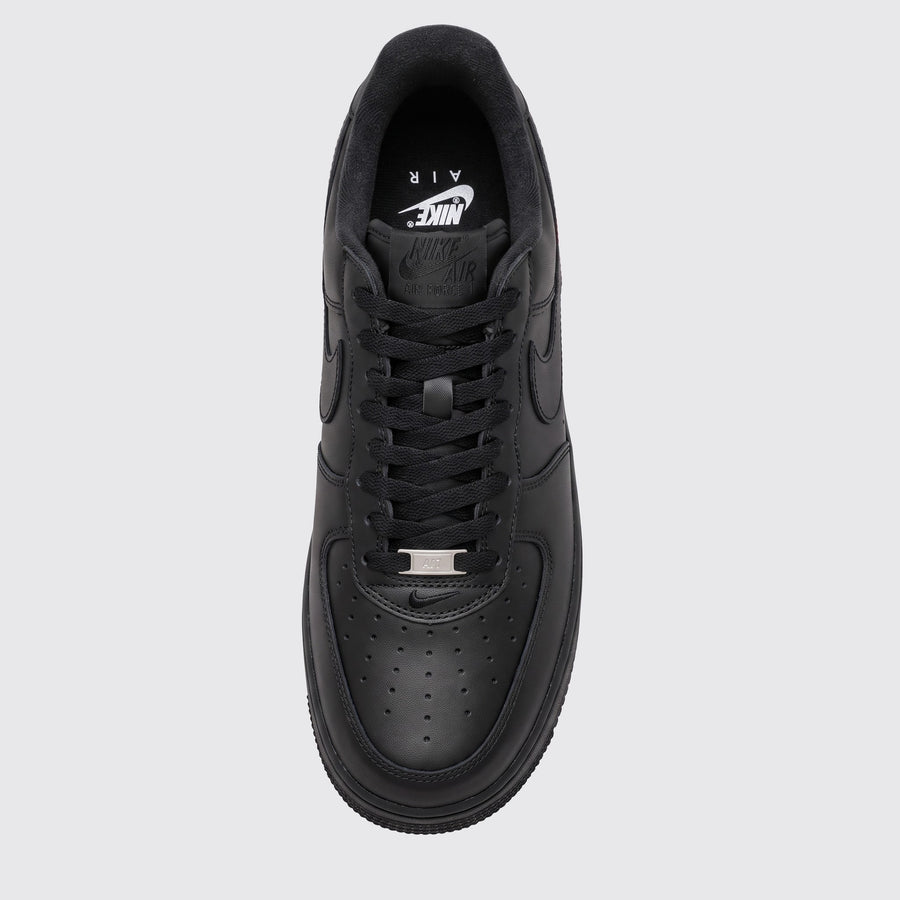Supreme x Nike Air Force 1 Low Black sneaker – top view