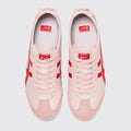 Onitsuka Tiger Mexico 66 Crystal Pink Classic Red Sneaker – Draufsicht des Paares