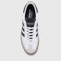 Zapatilla Adidas Handball Spezial White Black Gum – vista superior