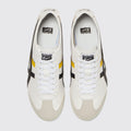 Onitsuka Tiger Mexico 66 White Sunflower Yellow zapatilla – vista superior del par