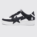 A Bathing APE BAPE STA OS Black White sneaker – side view