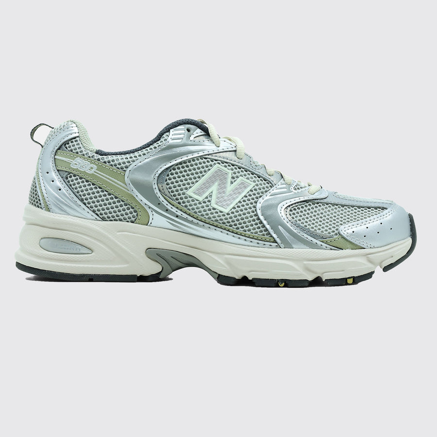 New Balance 530 Silver White Khaki Sneaker – Ansicht der anderen Seite