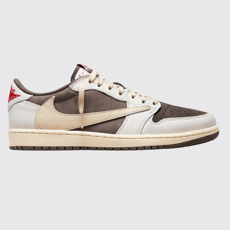 Travis Scott x Air Jordan 1 Low OG Reverse Mocha sneaker – side view