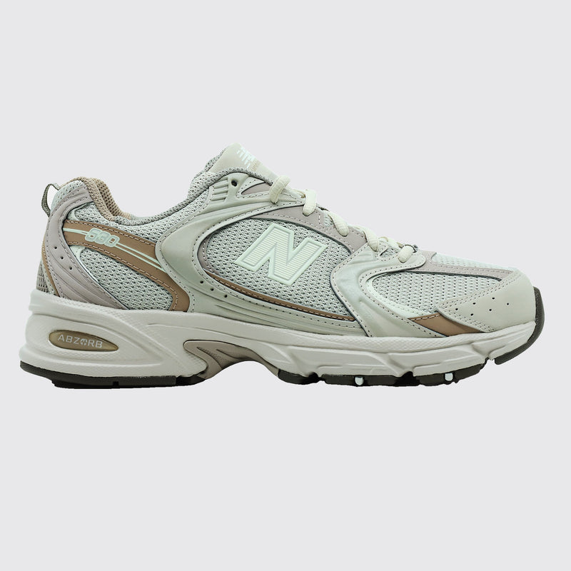 New Balance 530 Cream Beige zapatilla – vista del otro lateral