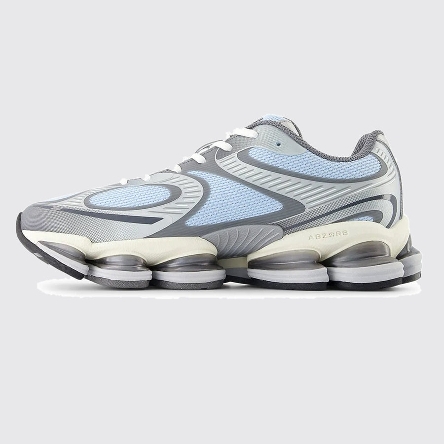 New Balance ABZORB 2000 Blue Grey Cream sneaker – side view