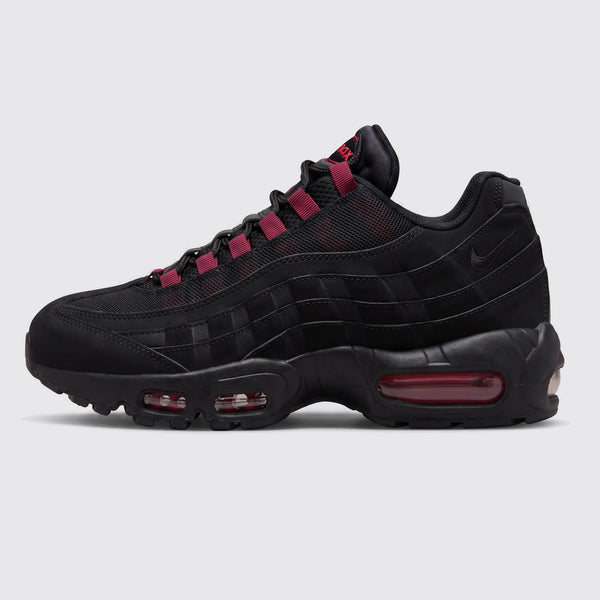 Nike Air Max 95 GS Black Red zapatilla – vista lateral
