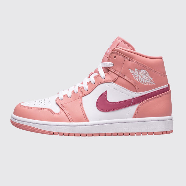 Air Jordan 1 Mid GS Valentine's Day zapatilla – vista lateral