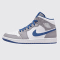 Air Jordan 1 Mid True Blue sneaker – side view