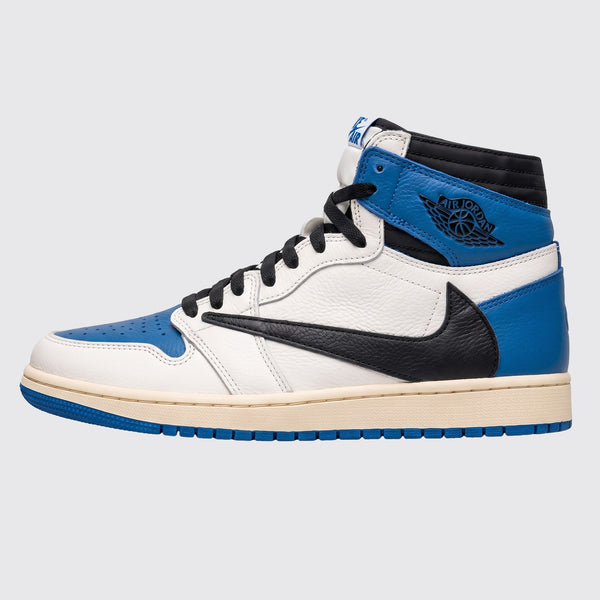 Travis Scott x Fragment x Air Jordan 1 High OG sneaker – side view