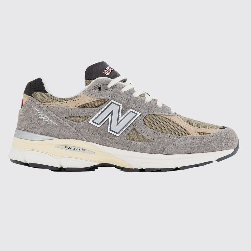 Teddy Santis New Balance 990v3 Made in USA Grey Tan sneaker – other side view