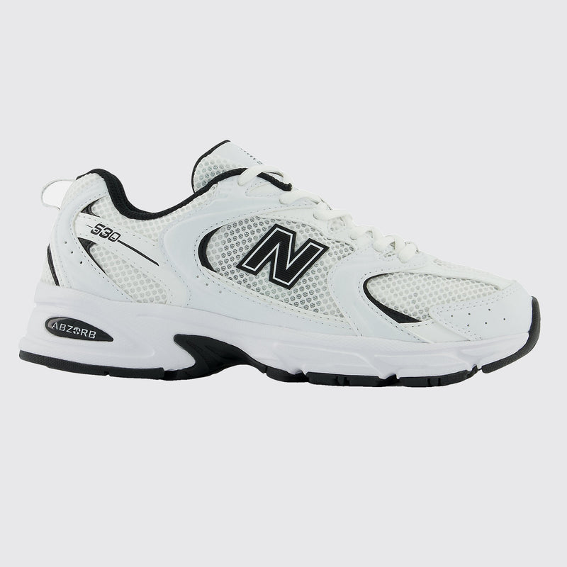 New Balance 530 White Black sneaker – other side view