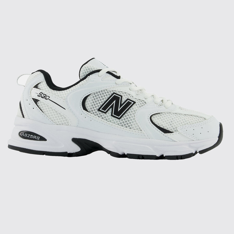 New Balance 530 White Black sneaker – other side view
