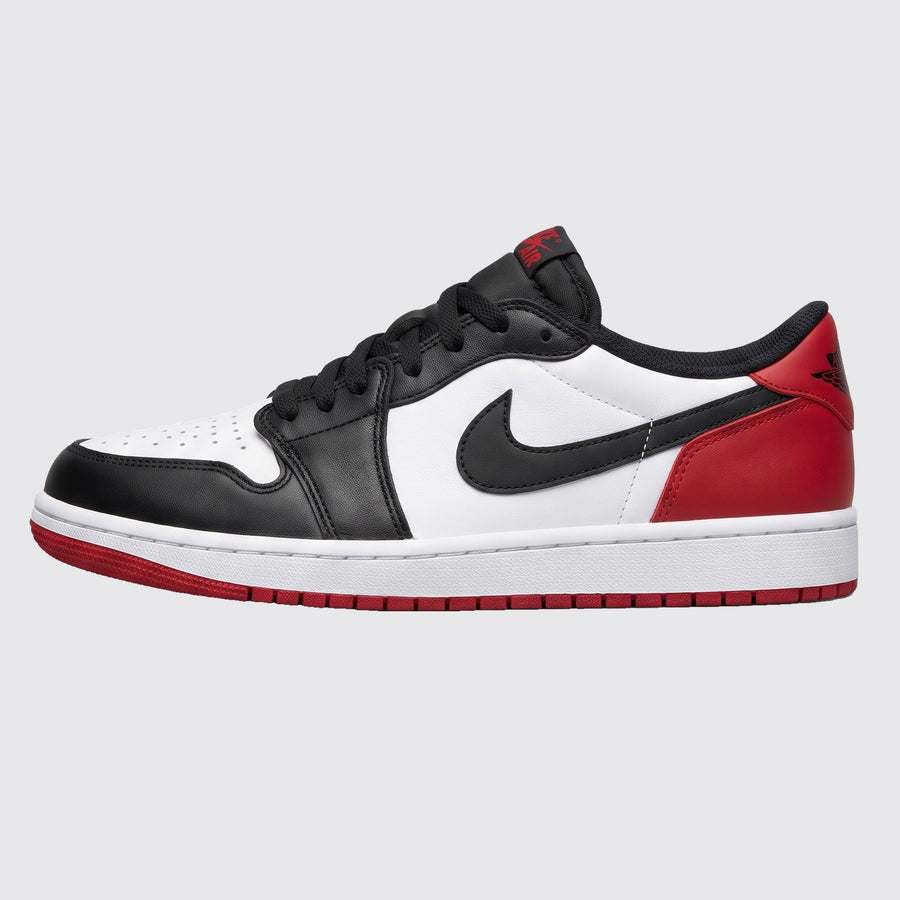 Air Jordan 1 Low OG Black Toe sneaker – side view