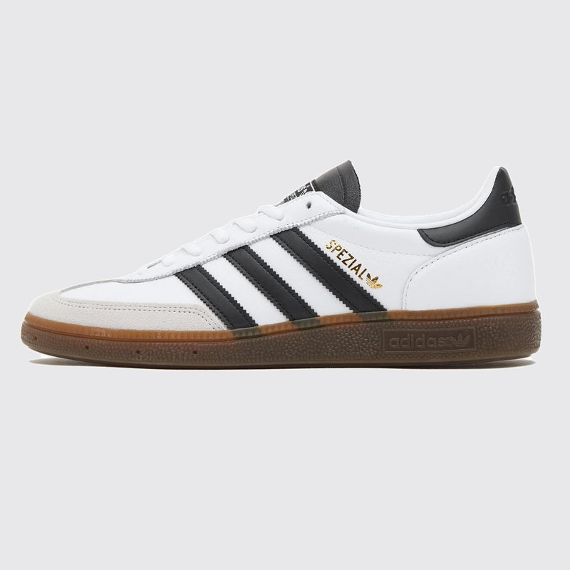 Zapatilla Adidas Handball Spezial White Black Gum – vista lateral