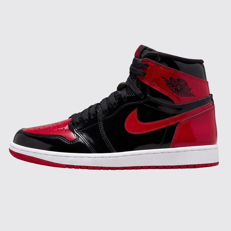 Air Jordan 1 High OG Patent Bred Sneaker – Seitenansicht
