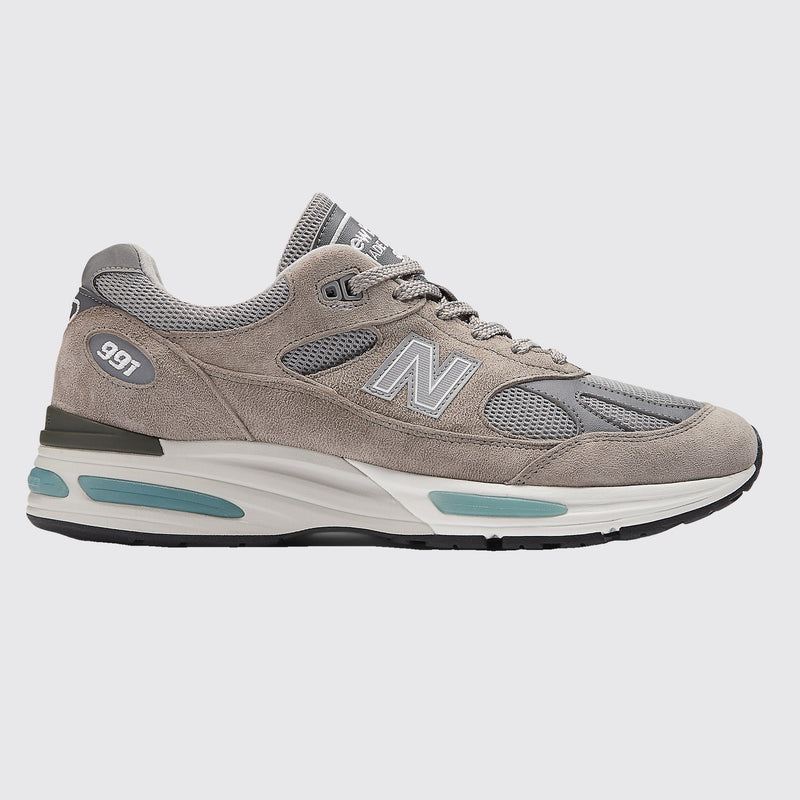 New Balance 991v2 Made in UK Dove Alloy Sneaker – Ansicht der anderen Seite
