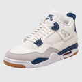 Nike SB x Air Jordan 4 Navy sneaker – front three-quarter view