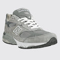 New Balance 993 Made in USA Grey Sneaker – Dreiviertel-Vorderansicht