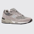 New Balance 991 Made in UK Grey zapatilla – vista frontal 3/4