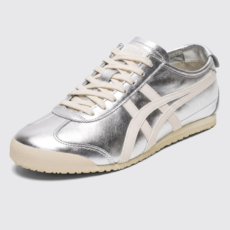 Onitsuka Tiger Mexico 66 Silver Off White sneaker – front three-quarter view