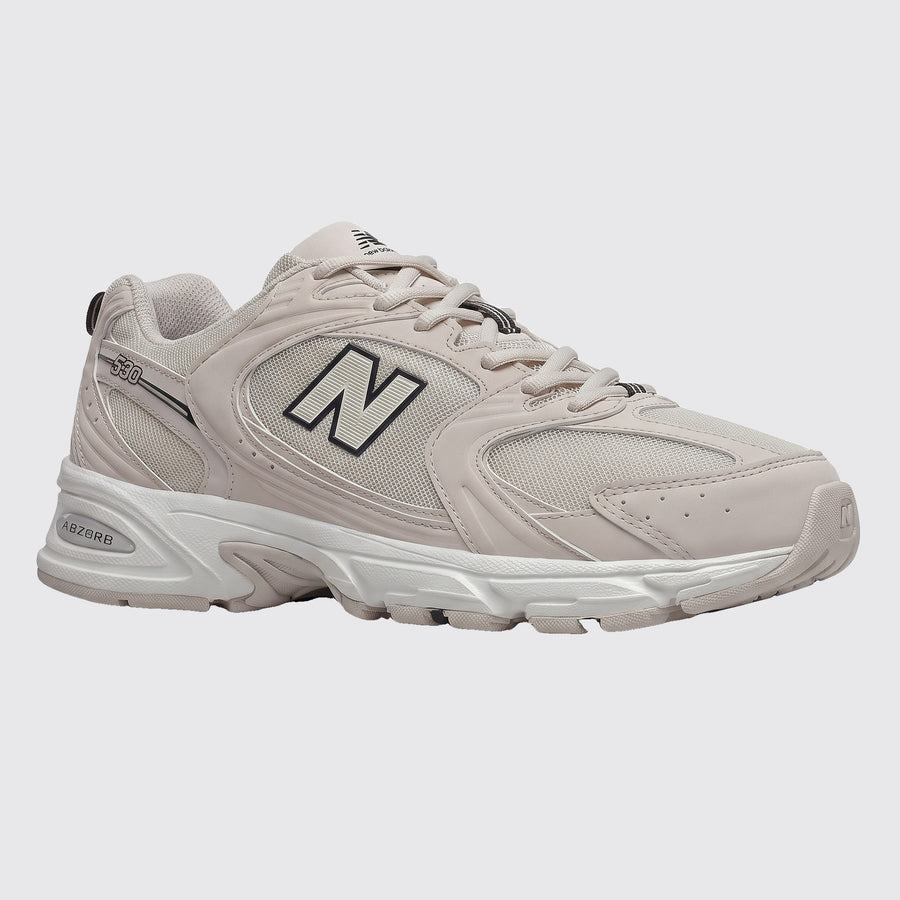 New Balance 530 Ivory sneaker – front three-quarter view