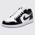 Air Jordan 1 Low SE Concord sneaker – front three-quarter view